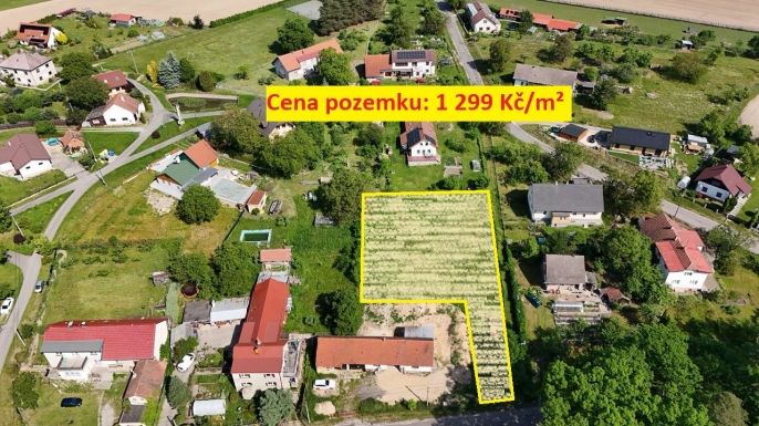 Prodej, Pozemek k bydlení, Hřibiny-Ledská