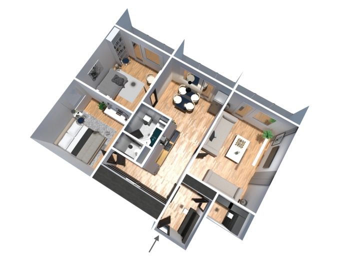 Prodej, Byt 3+1, Bílina