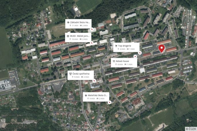 Prodej, Byt 1+1, Habartov