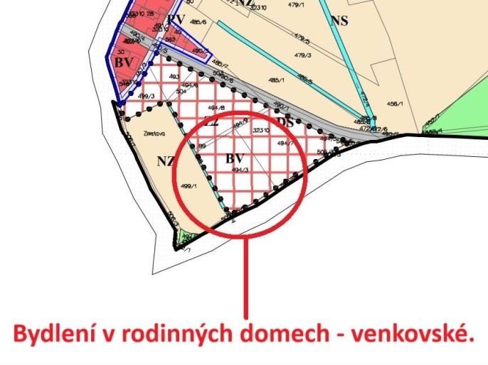 Prodej, Pozemek k bydlení, Újezd u Sezemic