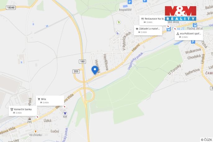 Pronájem, Byt 2+kk, Tlučná