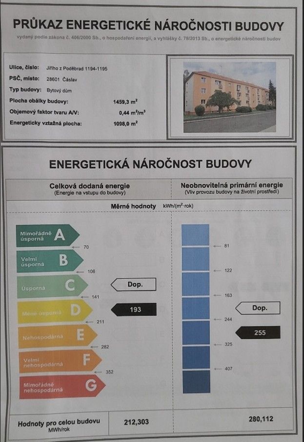 Prodej, Byt 2+1, Čáslav
