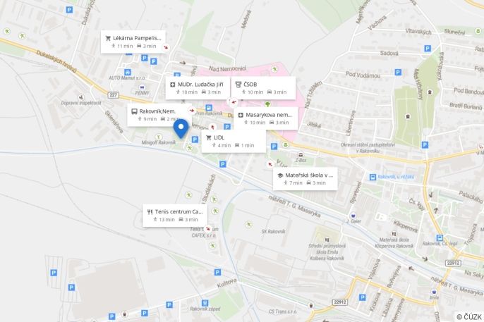 Pronájem, Byt 3+1, Rakovník