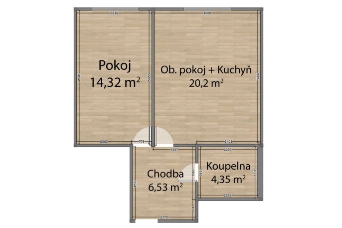 Prodej, Byt 2+kk, Praha