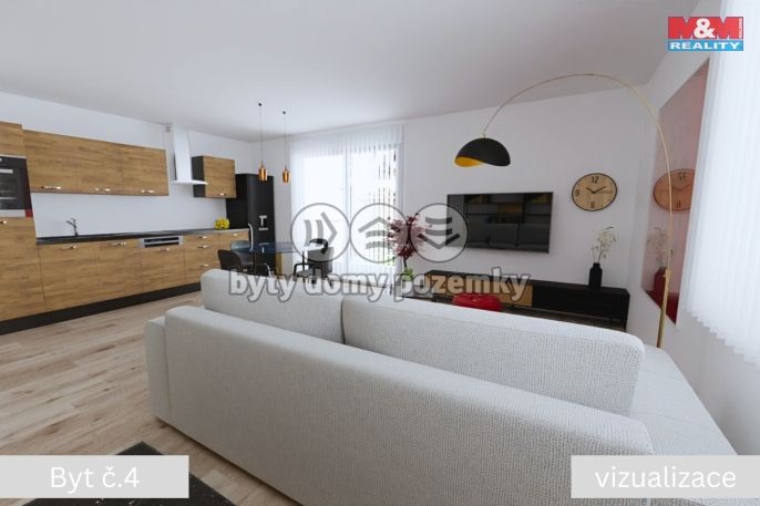 Prodej, Byt 2+kk, Žleby