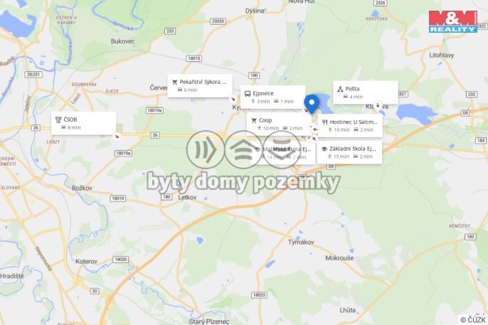 Prodej, Pozemek k bydlení, Ejpovice