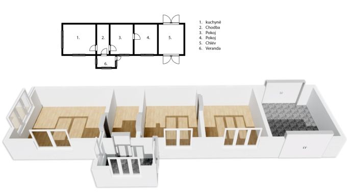 Prodej, Chalupa, Litošice