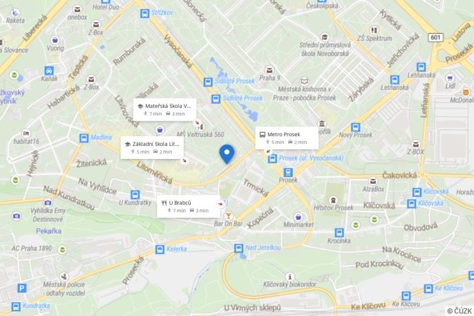 Pronájem, Byt 3+kk, Praha