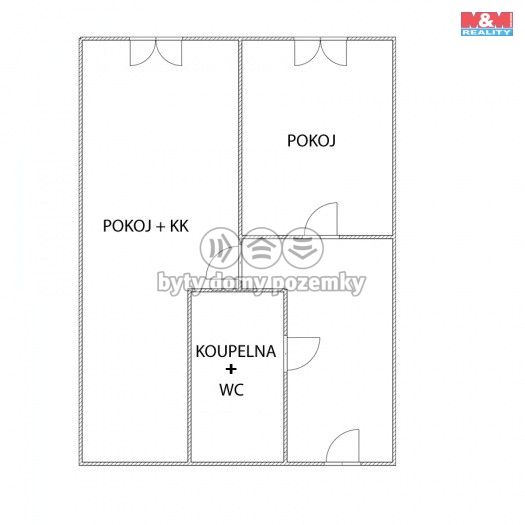 Prodej, Byt 2+kk, Praha