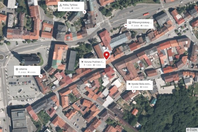 Pronájem, Obchod a služby, Příbram