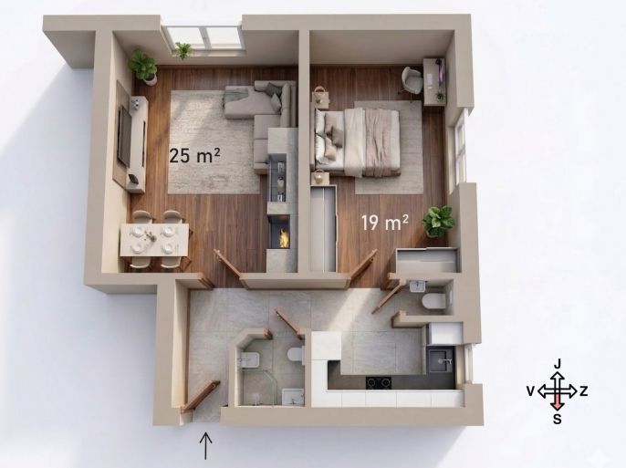 Prodej, Byt 2+1, Praha