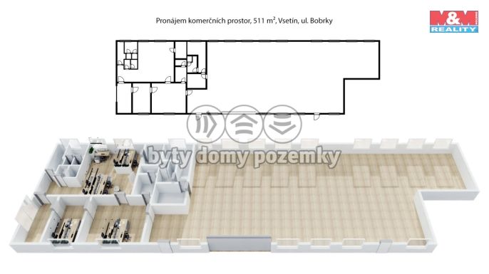 Pronájem, Výrobní objekt, Vsetín