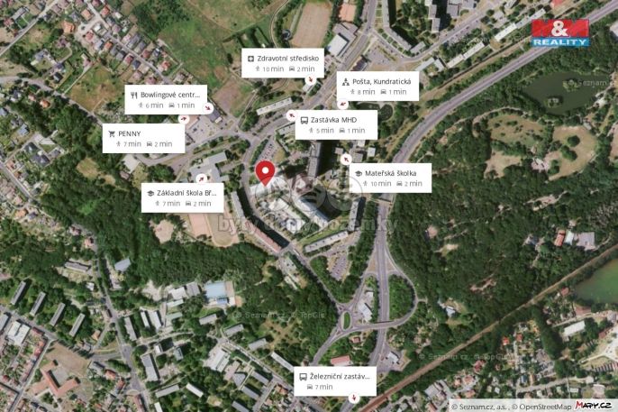 Prodej, Byt 1+kk, Chomutov