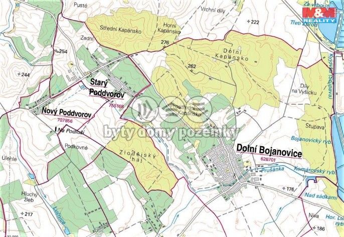 Prodej, Pole, Starý Poddvorov