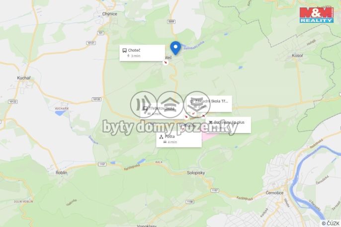 Prodej, Pozemek k bydlení, Choteč