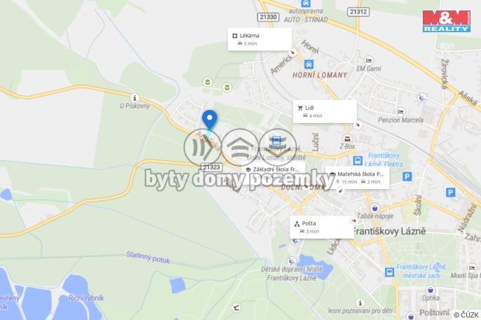 Prodej, Pozemek k bydlení, Františkovy Lázně