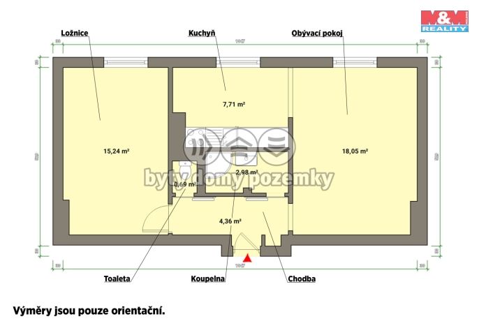Pronájem, Byt 2+1, Mariánské Lázně