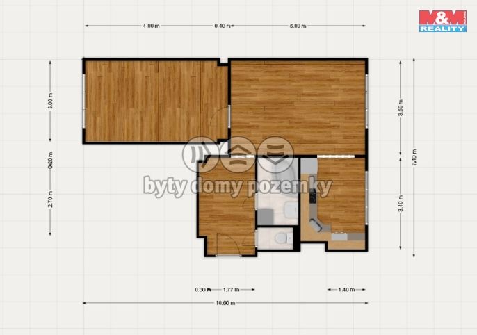 Prodej, Byt 2+1, Habartov