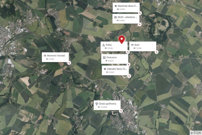 Prodej, Pozemek k bydlení, Chotusice