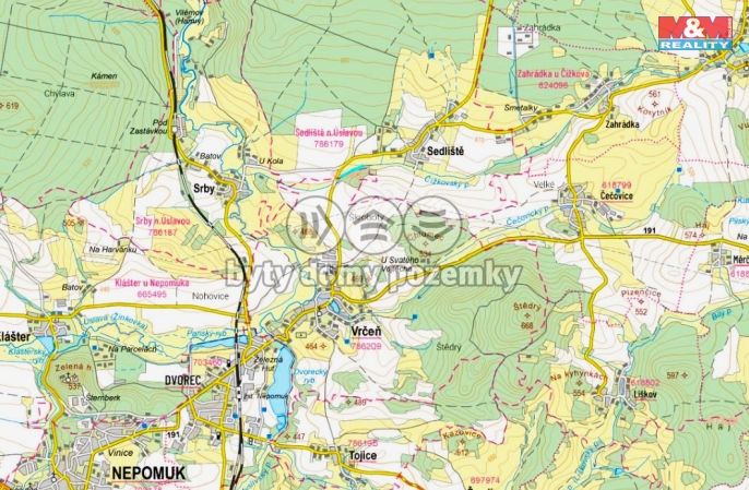 Prodej, Louka, Sedliště