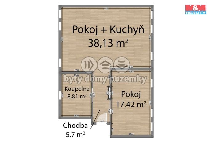 Prodej, Byt 2+kk, Hořovice