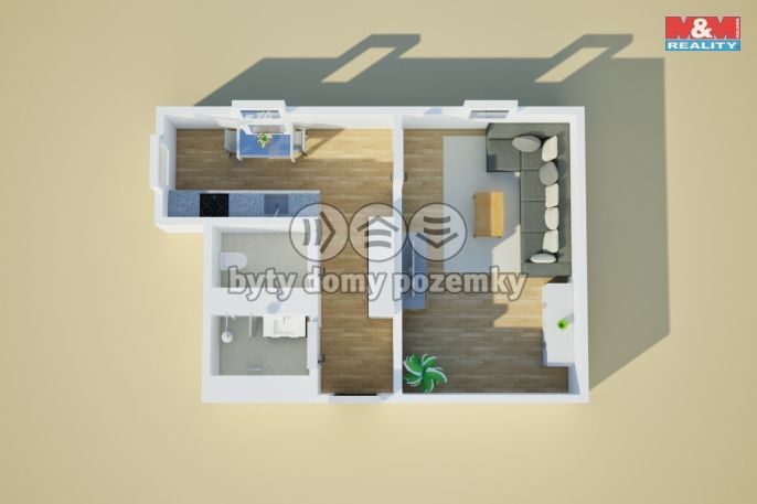 Prodej, Byt 1+1, Heřmanův Městec