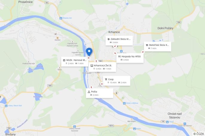 Prodej, Byt 2+1, Krhanice