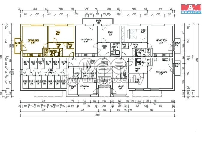 Prodej, Byt 2+kk, Žleby
