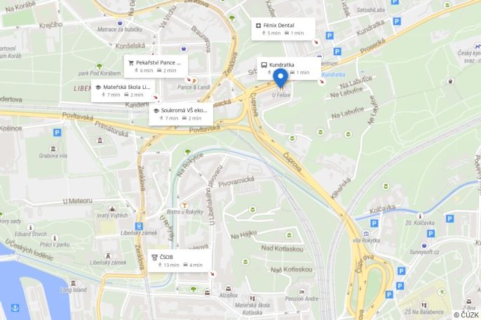 Pronájem, Byt 3+1, Praha