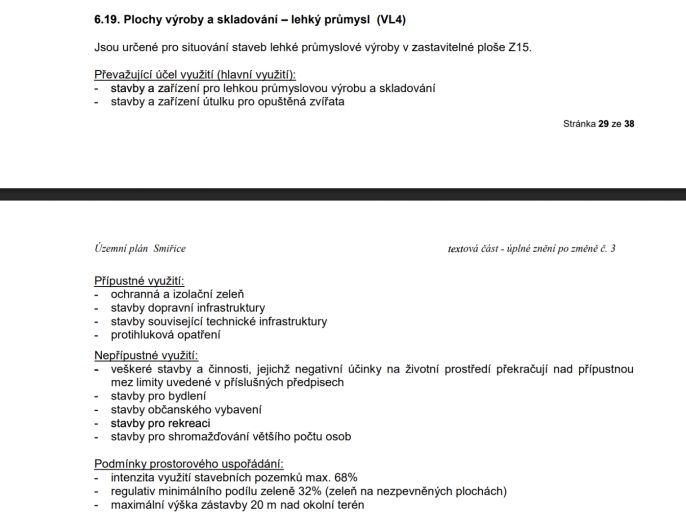 Prodej, Komerční pozemky, Smiřice