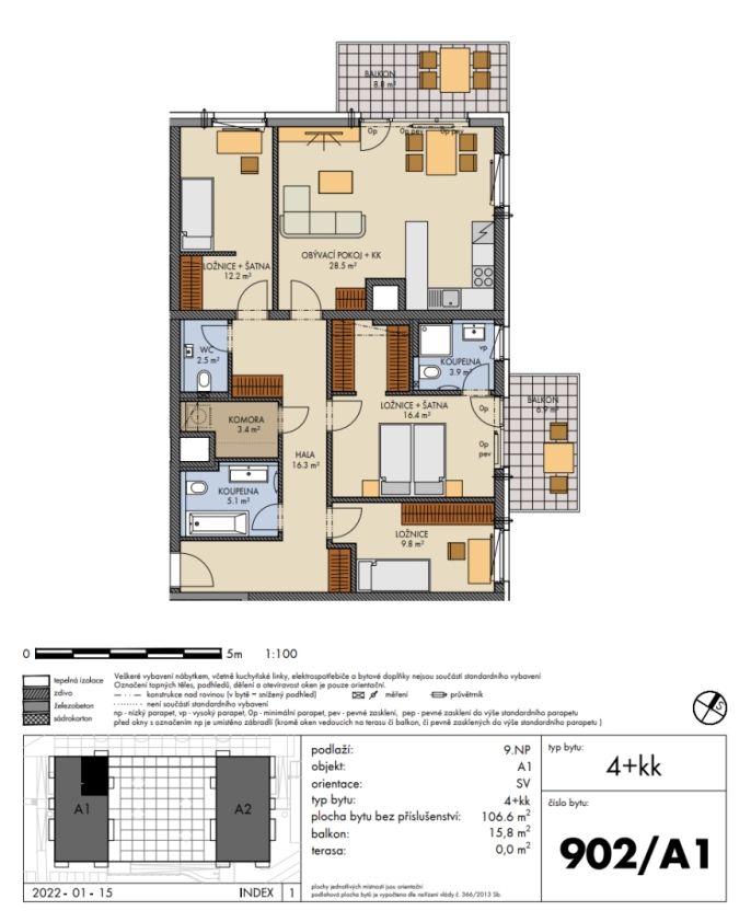Prodej, Byt 4+kk, Praha