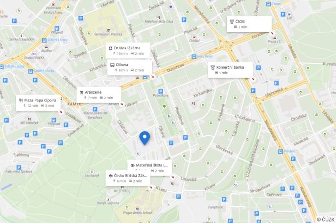 Pronájem, Byt 3+1, Praha