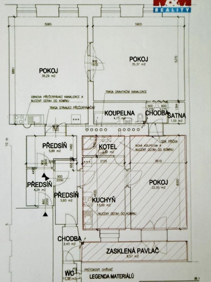 Pronájem, Byt 2+kk, Praha