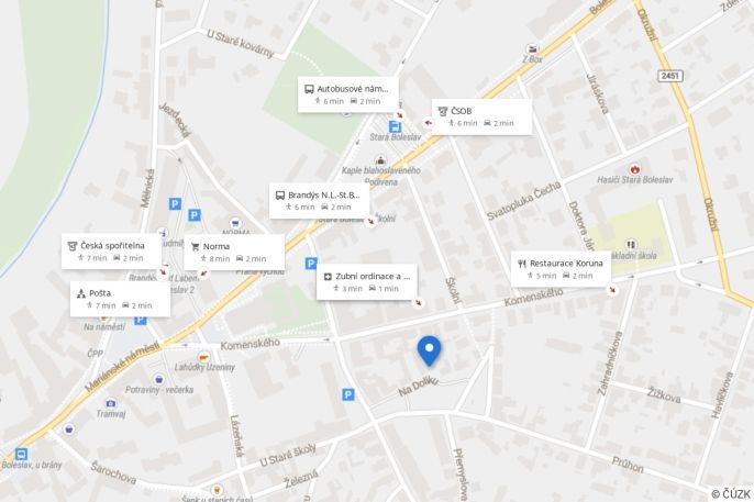 Pronájem, Byt 1+kk, Brandýs nad Labem-Stará Boleslav