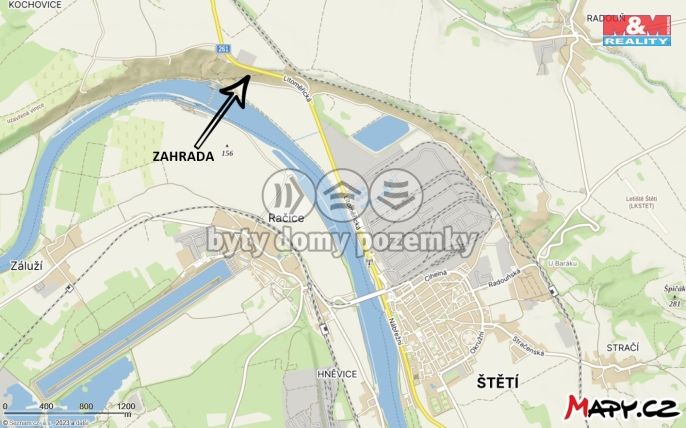 Prodej, Zahrada, Štětí