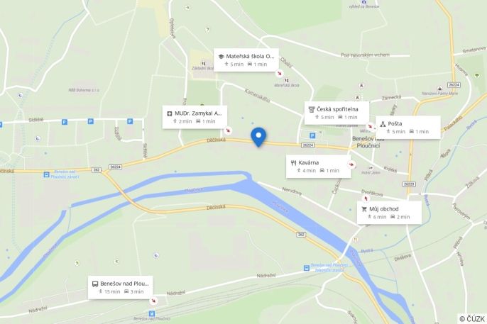 Pronájem, Byt 1+1, Benešov nad Ploučnicí