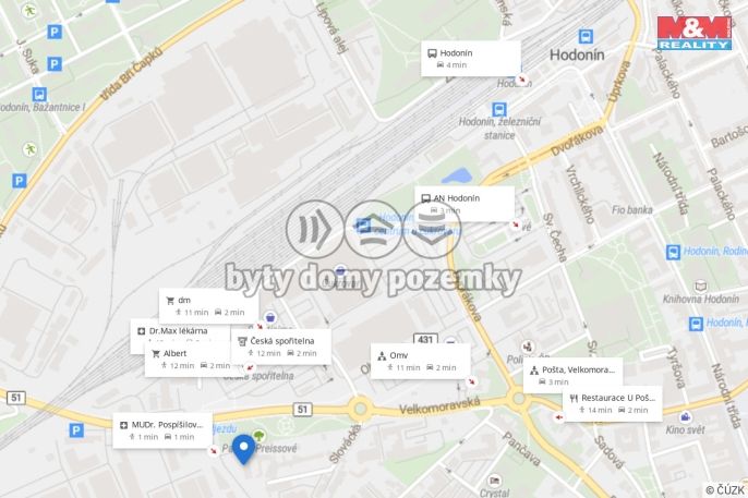 Pronájem, Kancelářský prostor, Hodonín