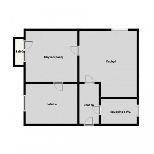 Prodej, Byt 2+1, Ostrov