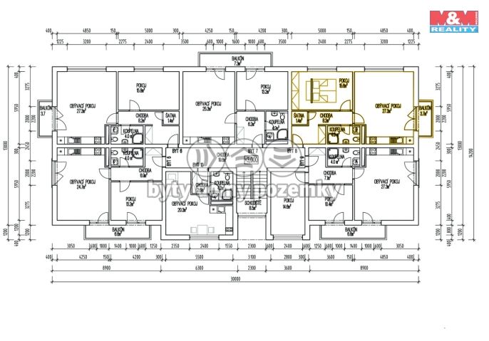 Prodej, Byt 2+kk, Žleby
