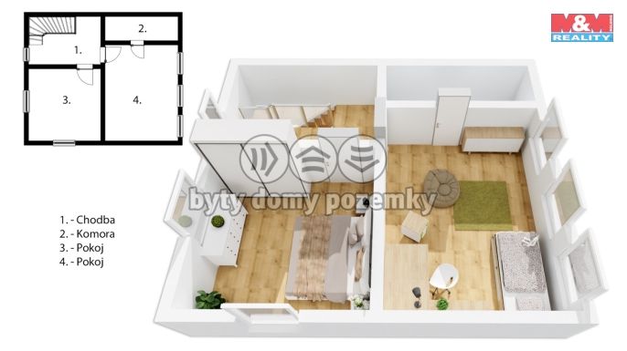 Prodej, Rodinný dům, Černava