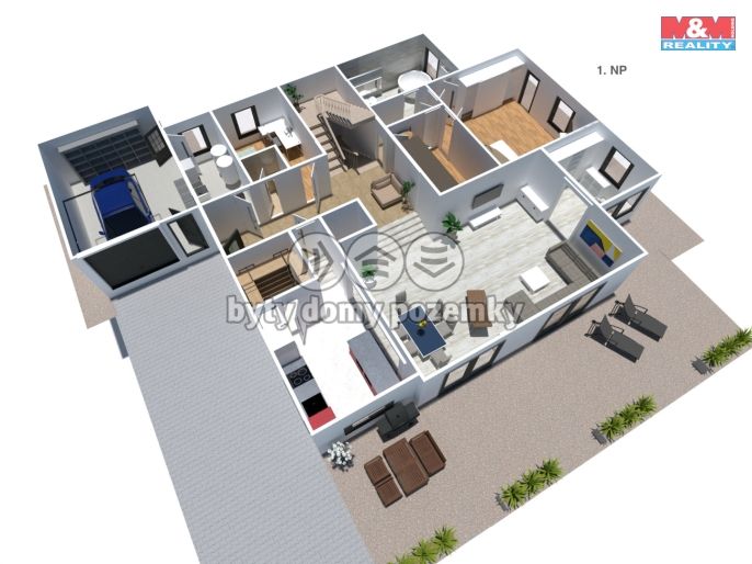 Prodej, Rodinný dům, Kunice