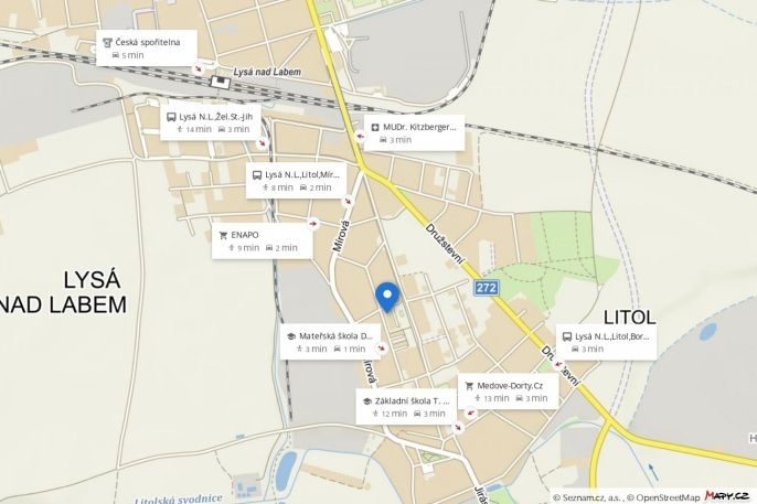 Pronájem, Byt 2+kk, Lysá nad Labem