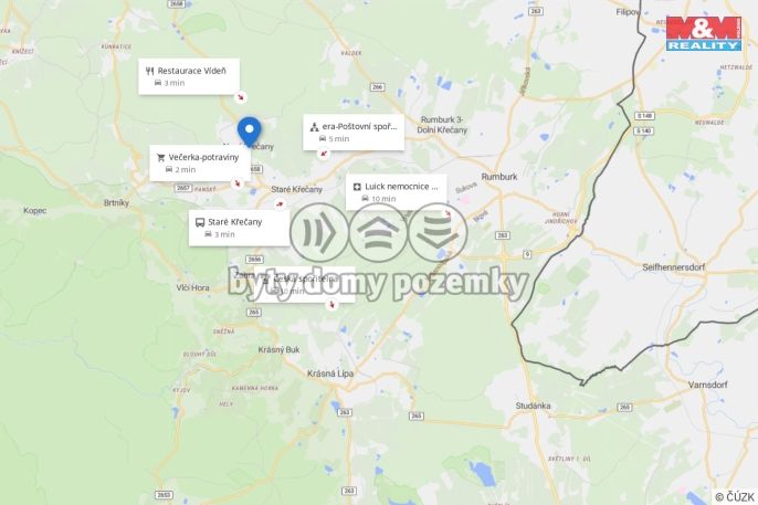 Prodej, Pozemek k bydlení, Staré Křečany