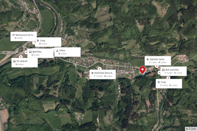 Prodej, Pozemek k bydlení, Bystřička