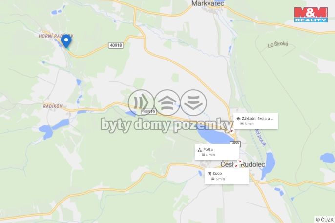 Prodej, Pozemek k bydlení, Český Rudolec