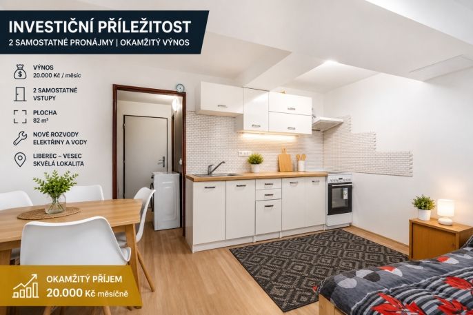 Prodej, Byt 4+kk, Liberec