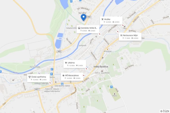 Prodej, Byt 3+1, Velká Bystřice