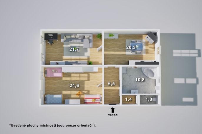 Prodej, Byt 3+kk, Teplice