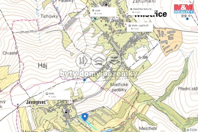 Prodej, Pozemek k bydlení, Mistřice