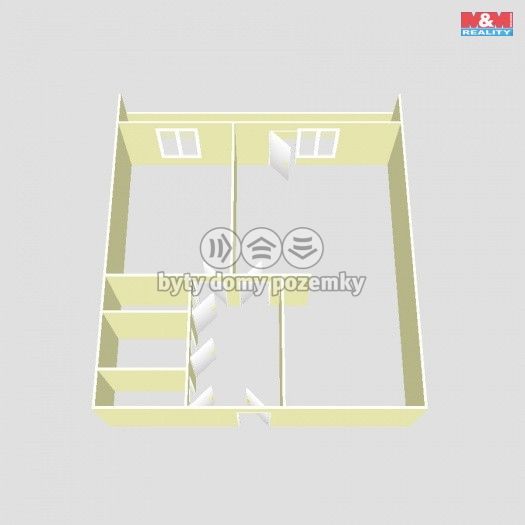 Pronájem, Byt 2+kk, Kolín